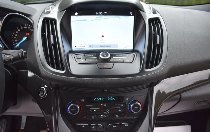 Ford Kuga cena 73500 przebieg: 125321, rok produkcji 2018 z Barcin małe 781